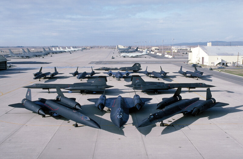 Blackbird aircraft on tarmac