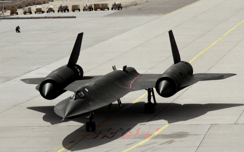 Blackbird aircraft on tarmac