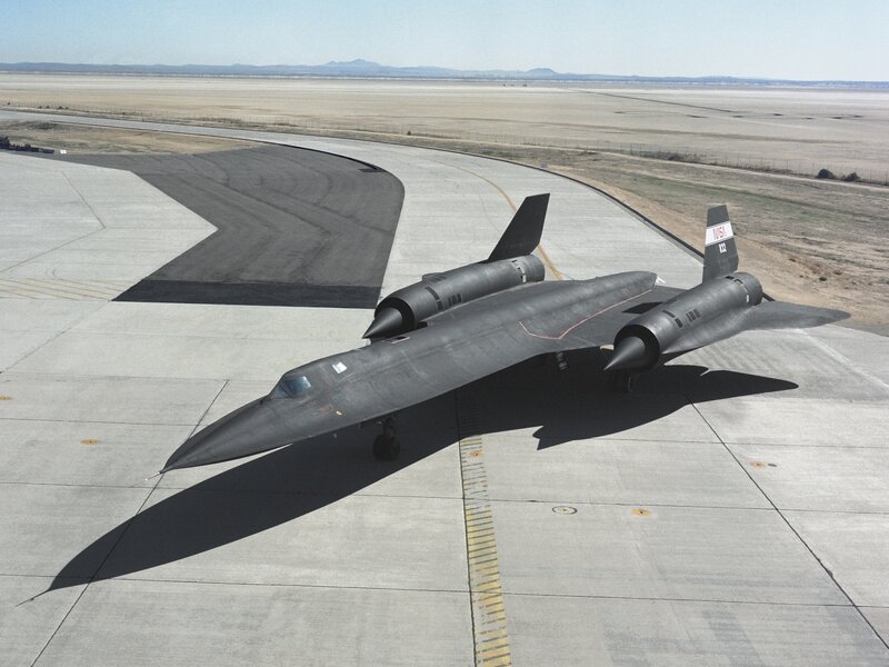 Blackbird aircraft on tarmac