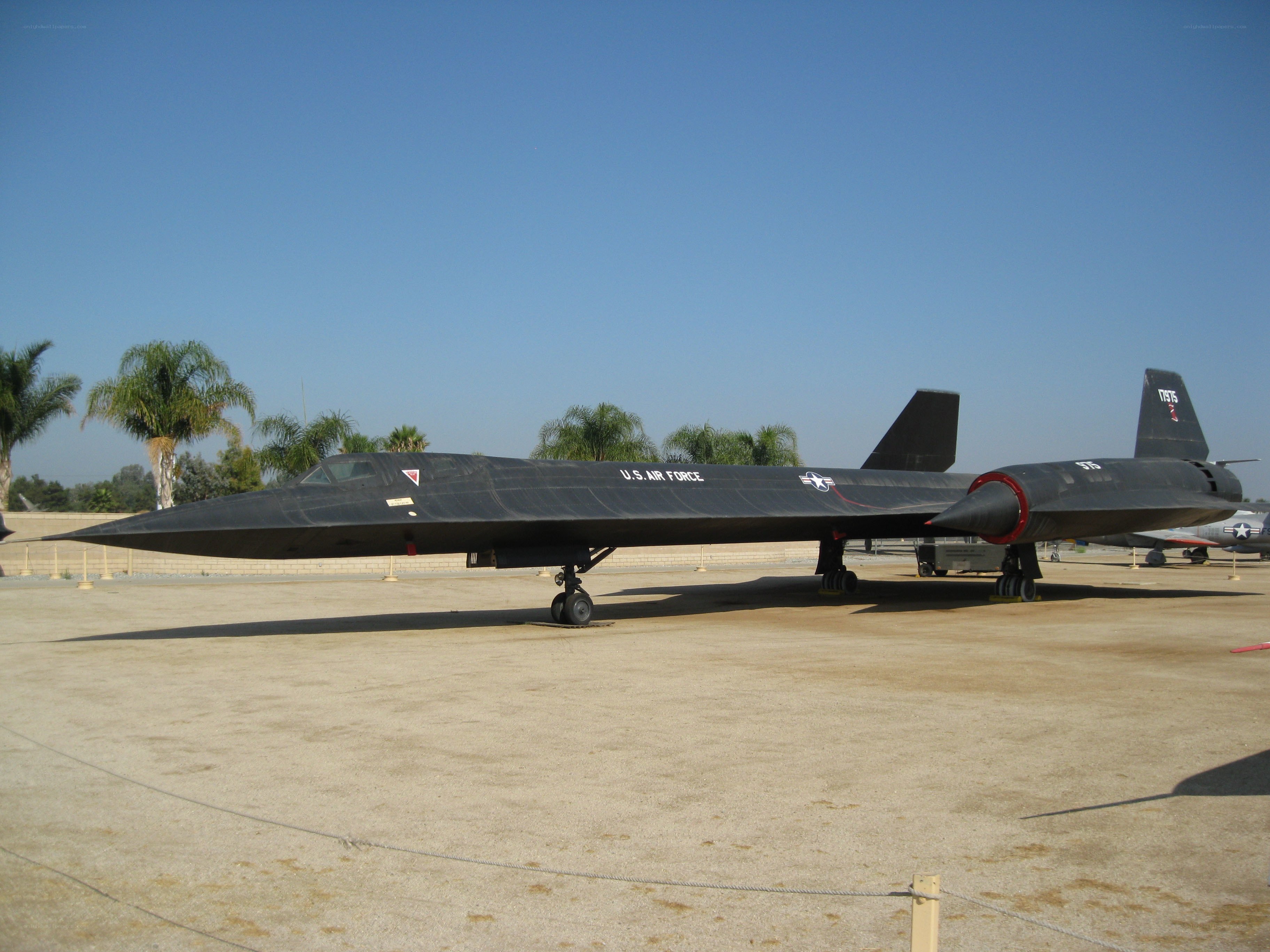Blackbird spy plane on display