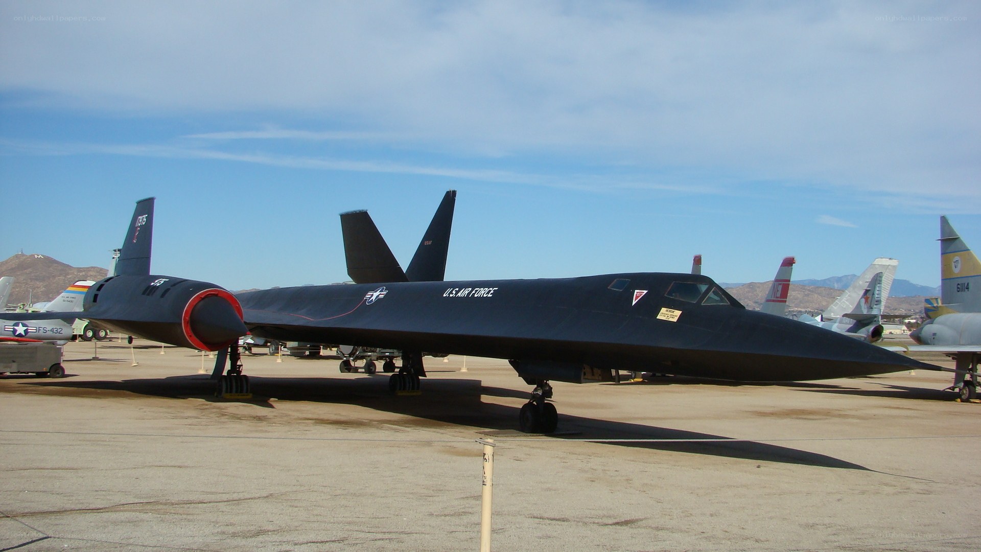 Blackbird spy plane on display