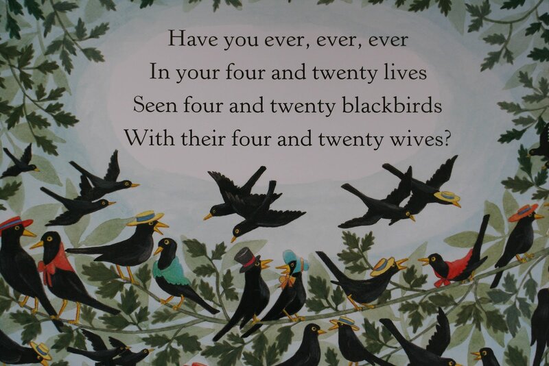 Blackbirds on Branches