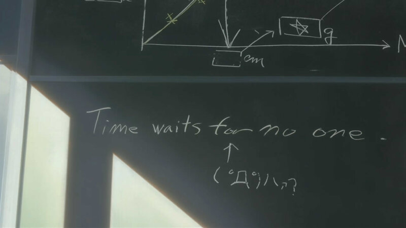 blackboard with writing