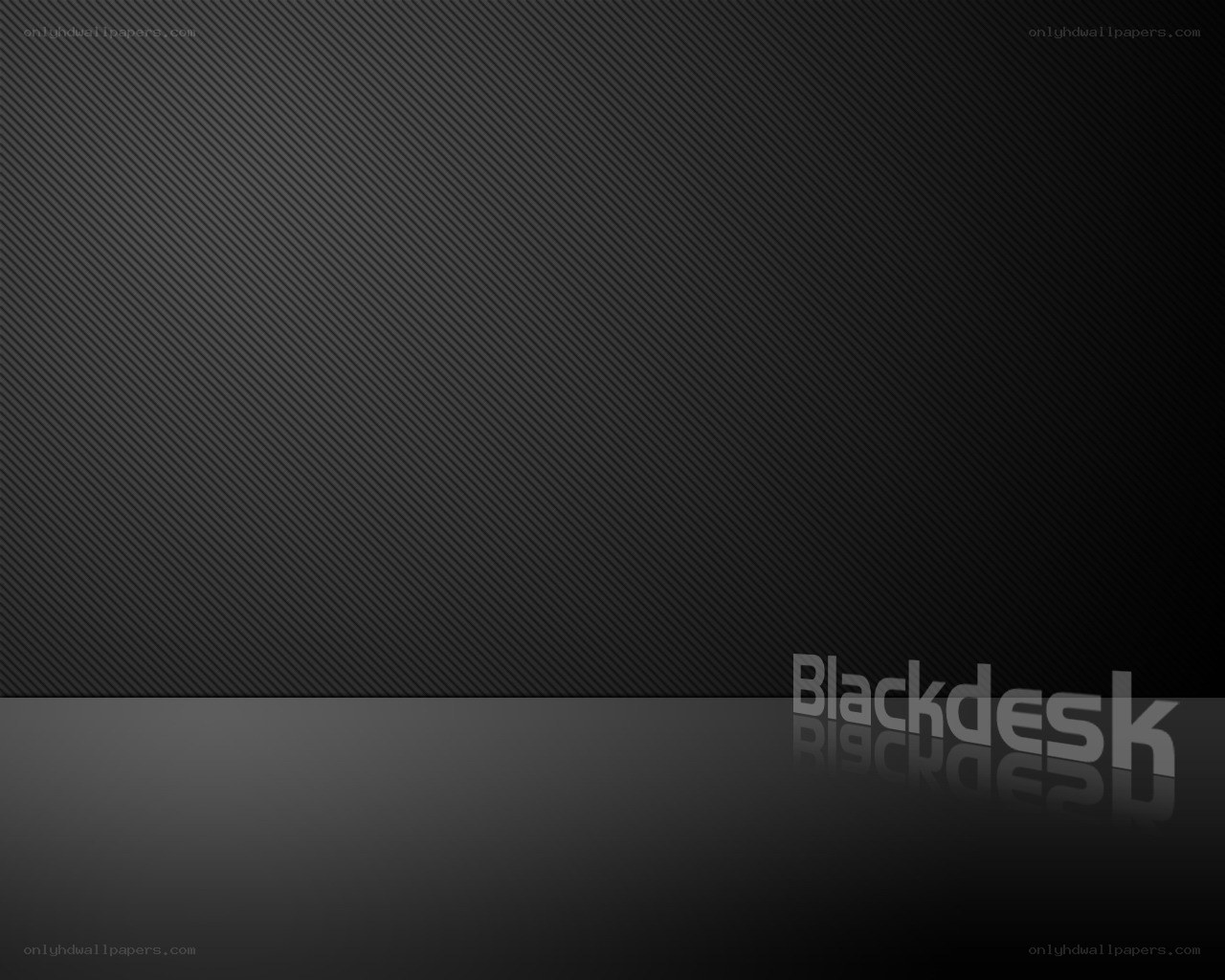 Blackdesk logo on dark background
