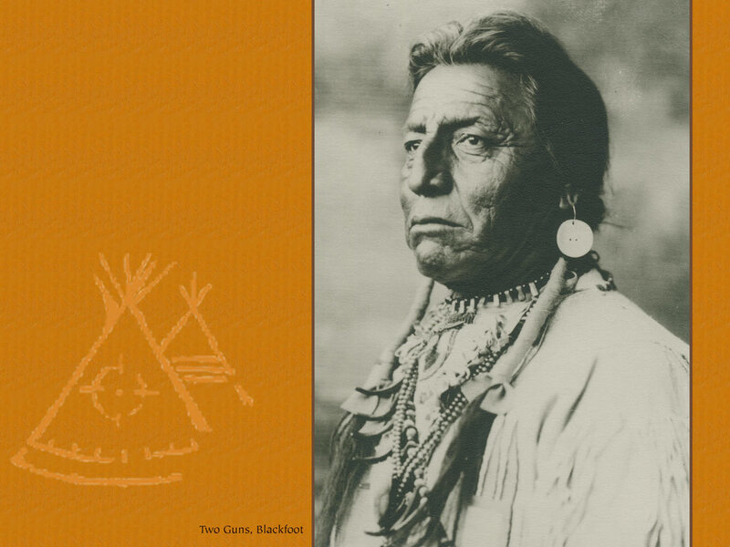 Blackfoot Man Portrait