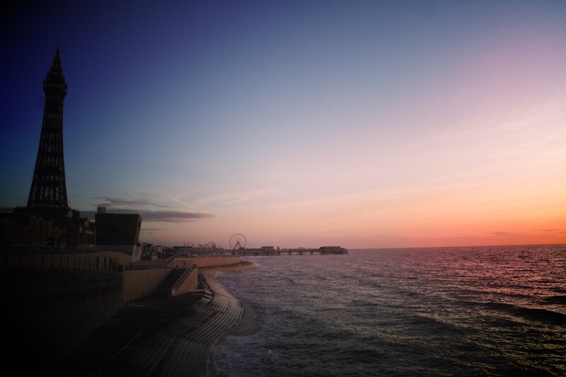 Blackpool Tower at Dusk