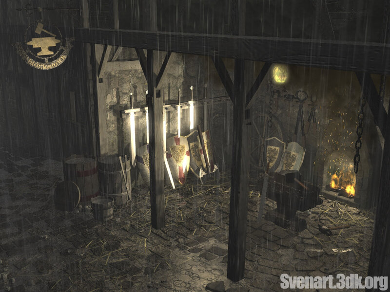 Blacksmith Shop Interior
