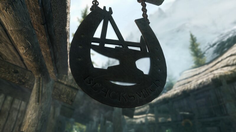 Blacksmith Sign Hanging