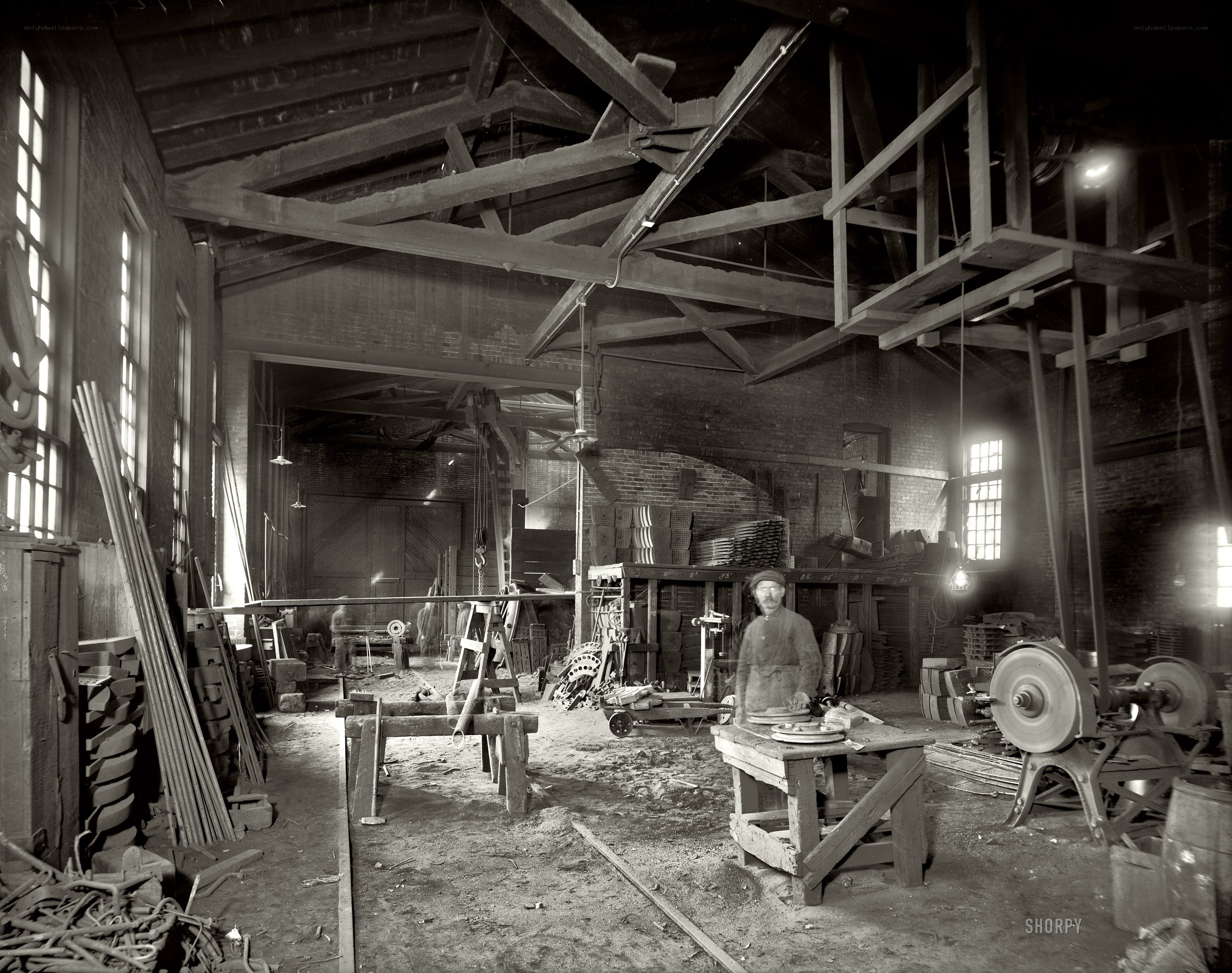 Blacksmith workshop interior