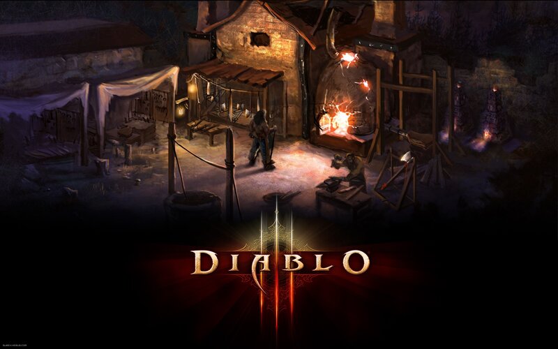 Blacksmiths Working at Night
