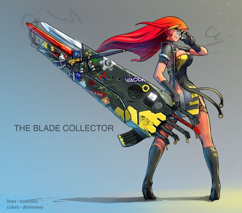 Blade Collector character art