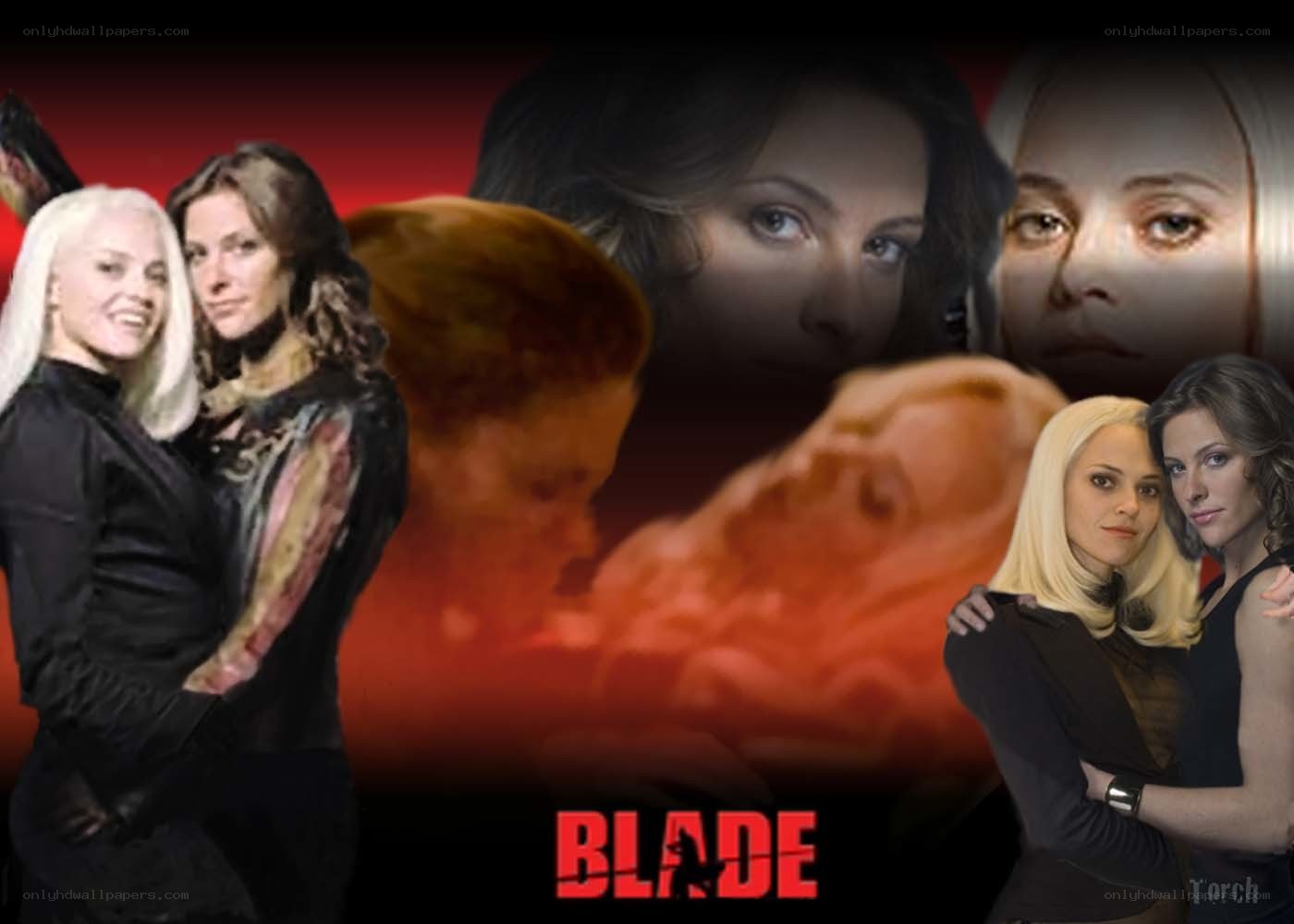 Blade movie collage