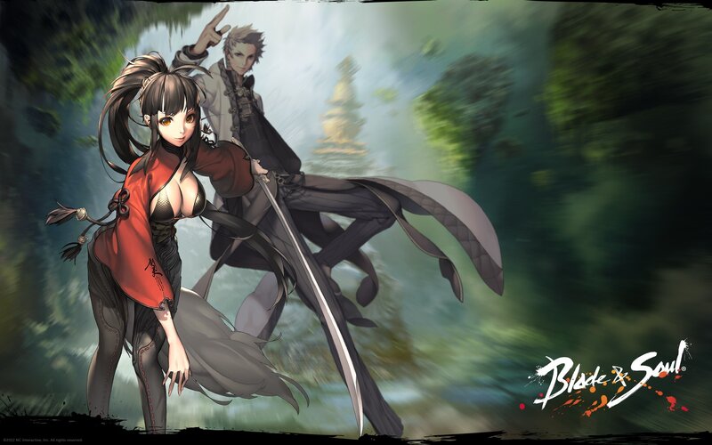 Blade & Soul characters in forest