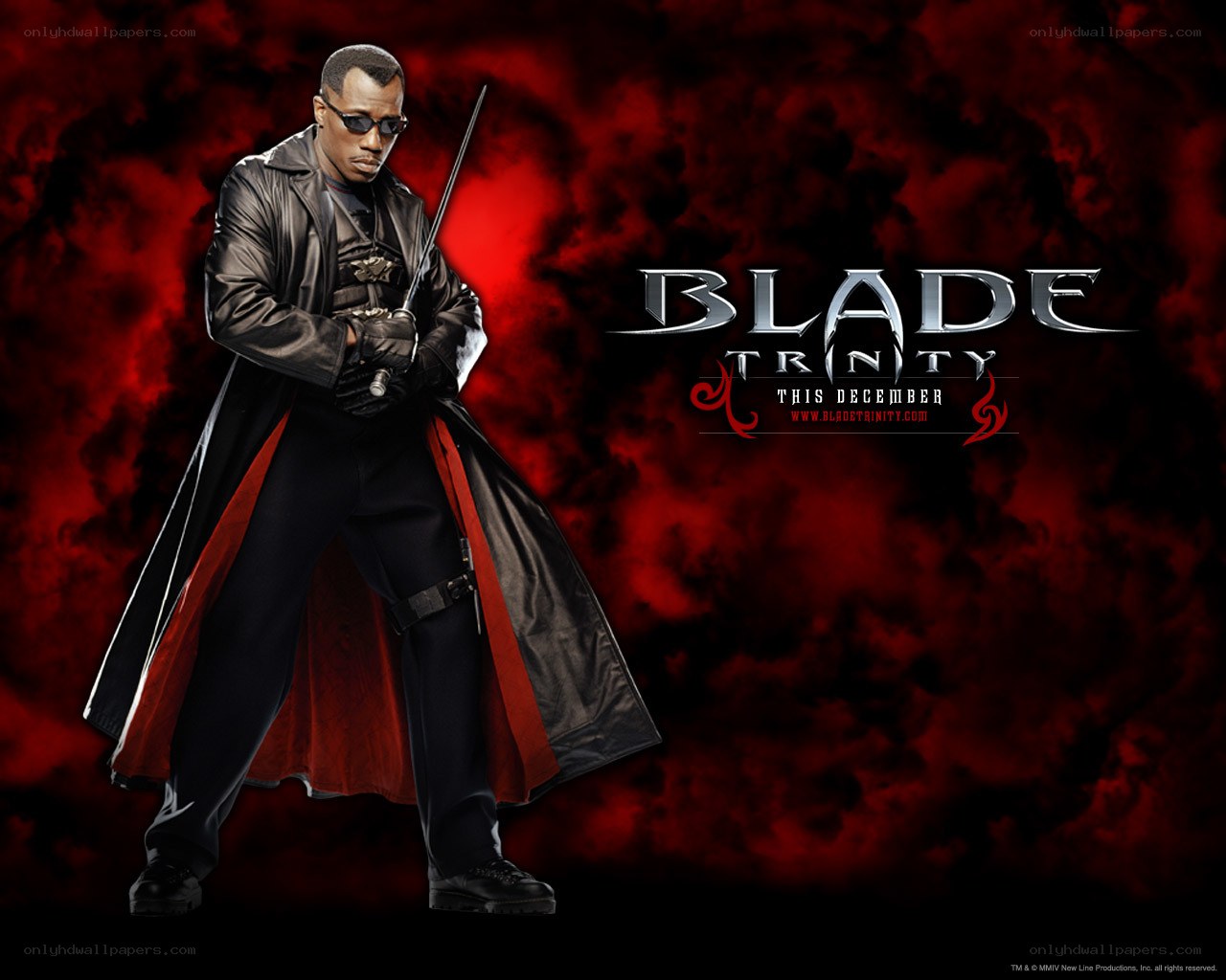 Blade Trinity movie poster