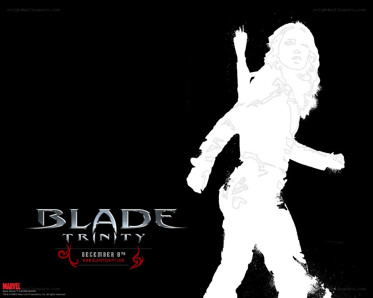 Blade Trinity movie poster