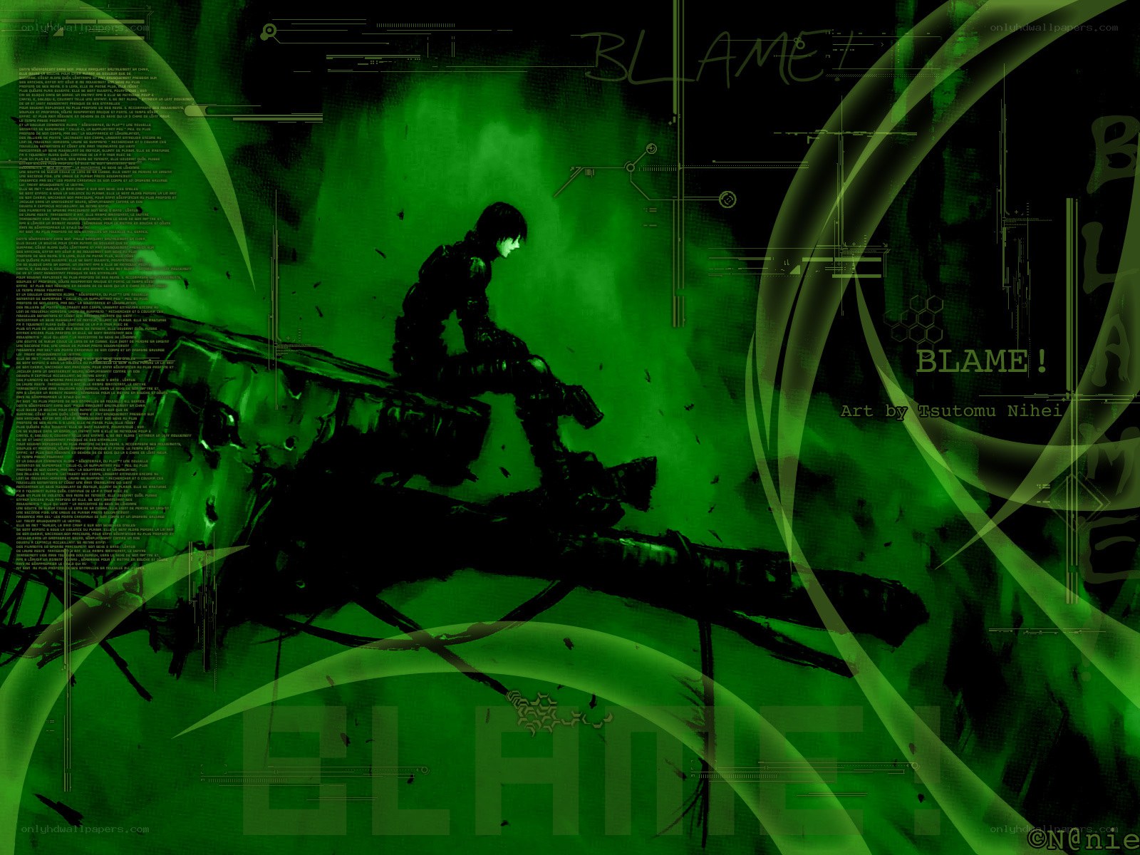 Blame! character art