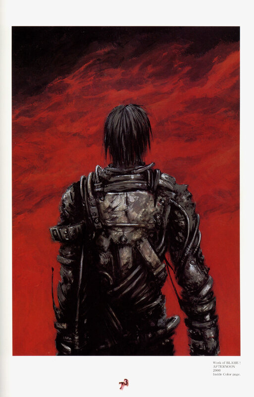 Blame! character in armor