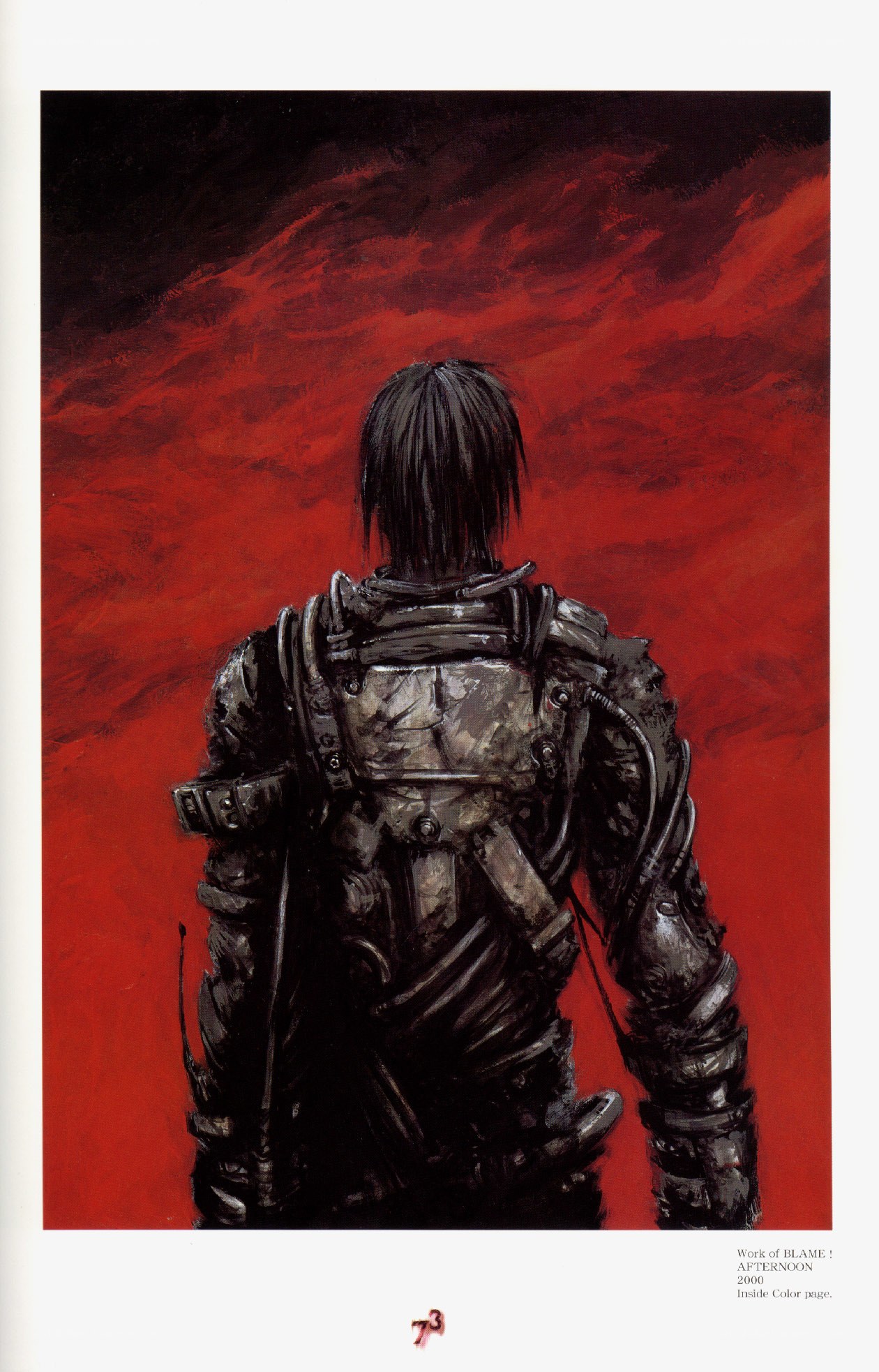 Blame! character in armor