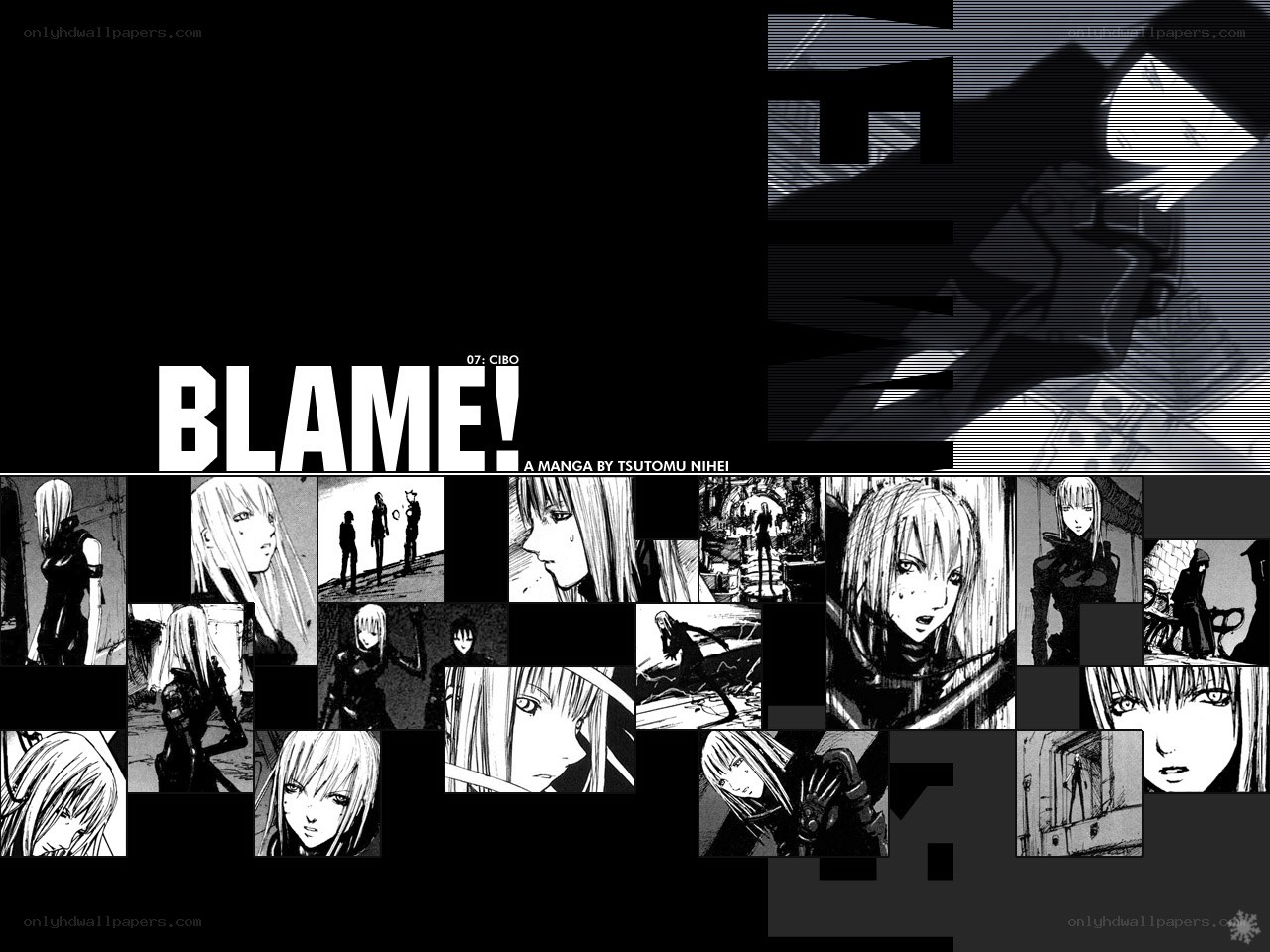 Blame! manga collage