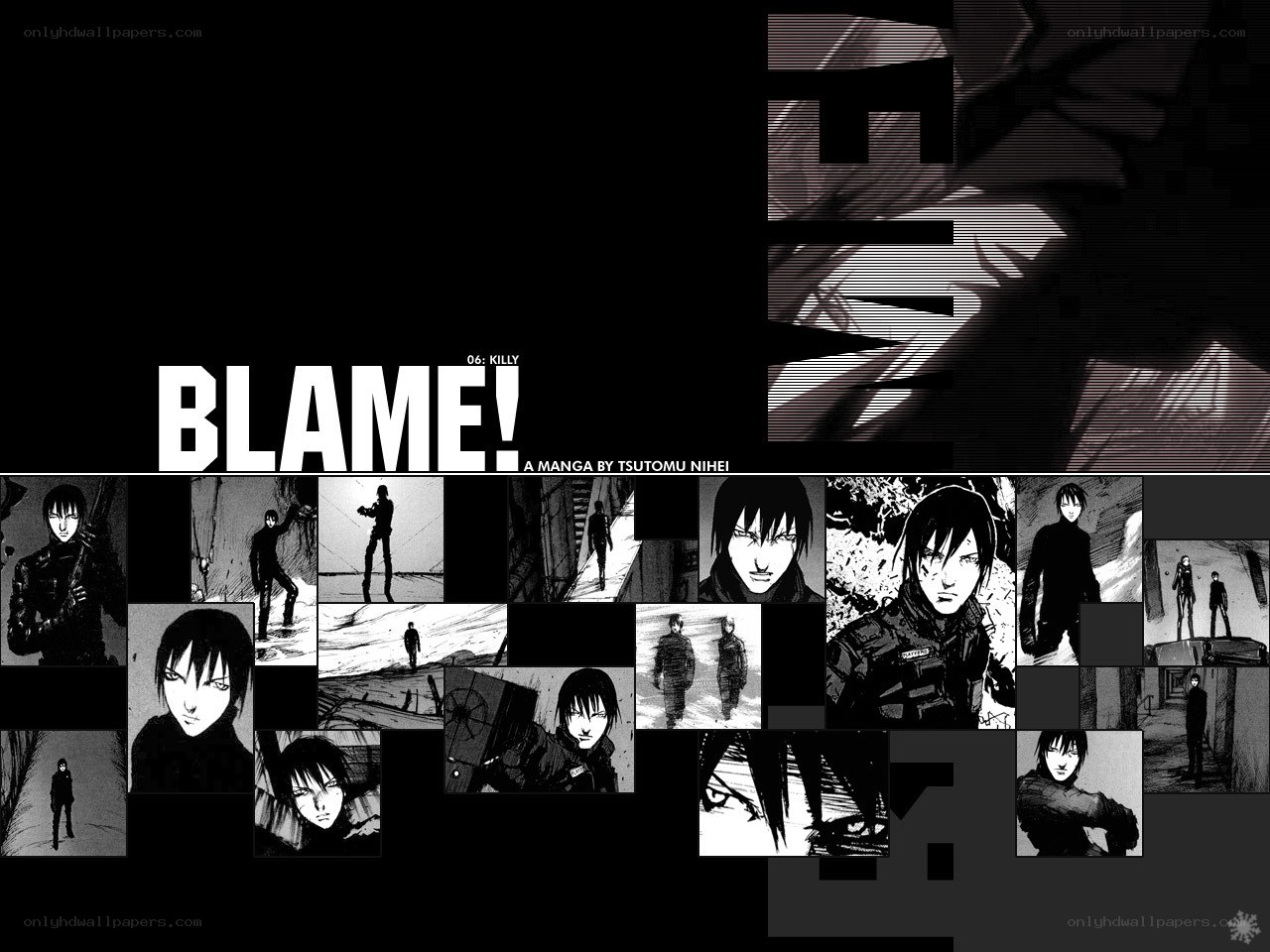 Blame! manga collage