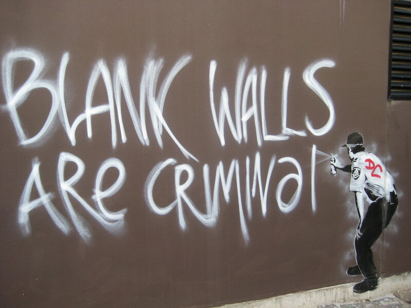 Blank Walls Are Criminal