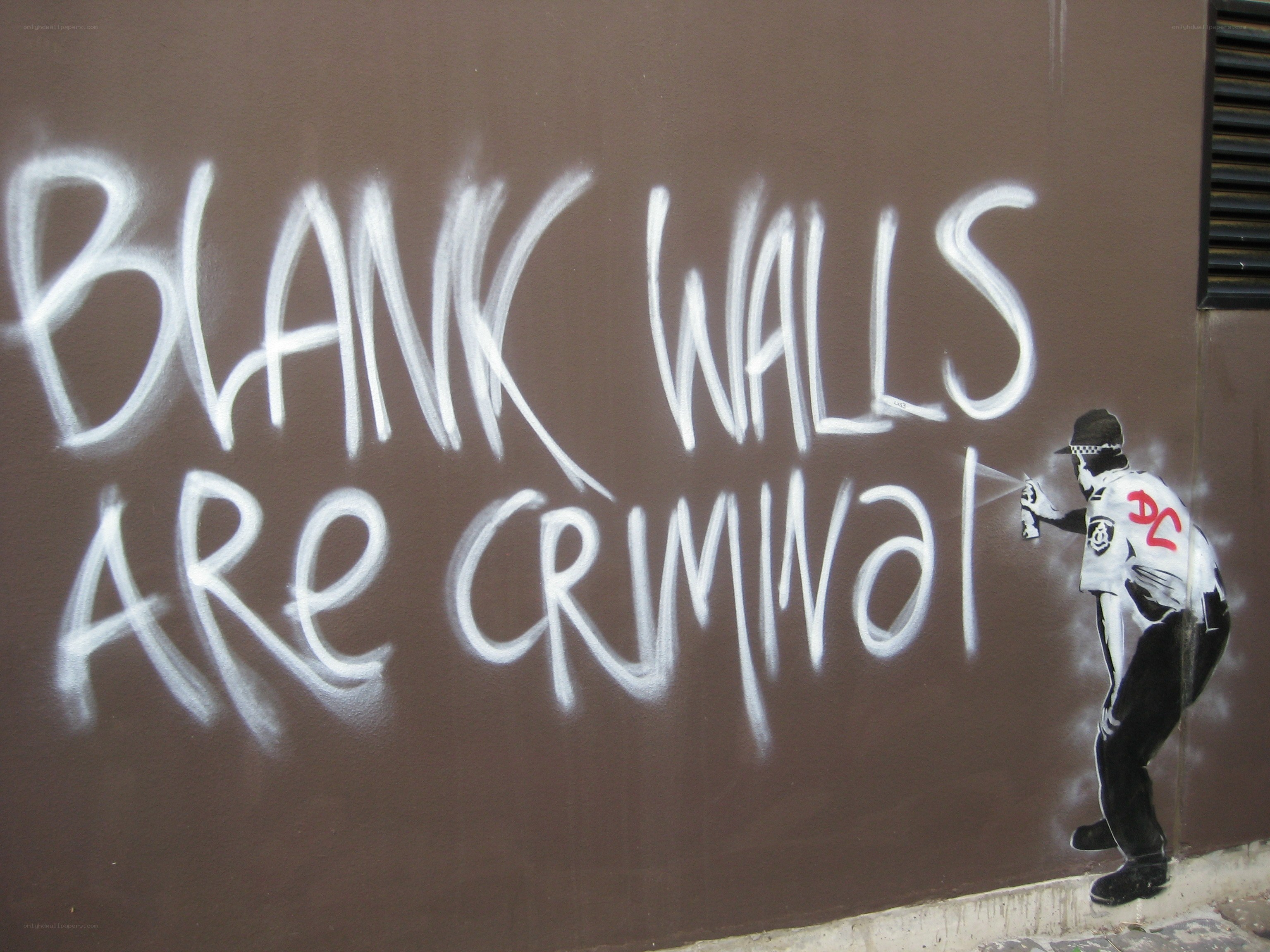 Blank Walls Are Criminal