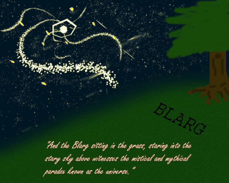 Blarg under the stars