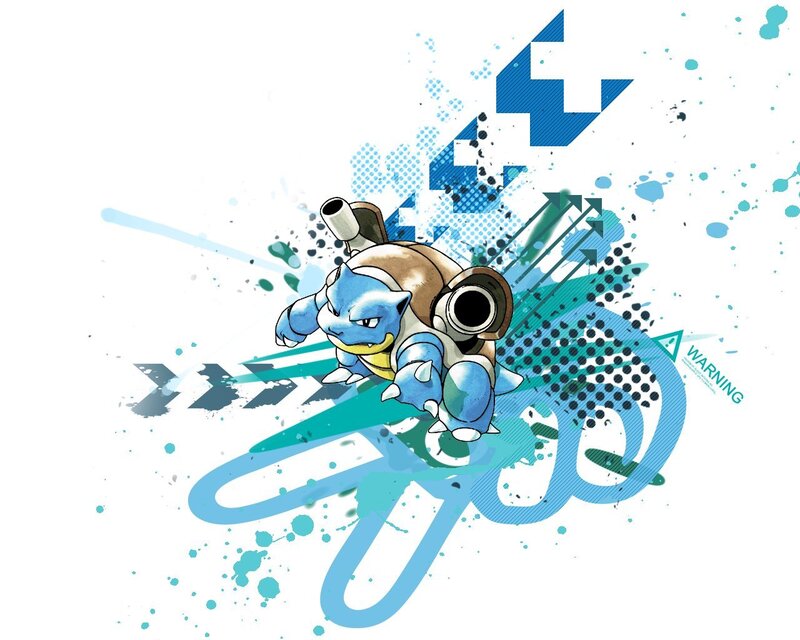 Blastoise action art