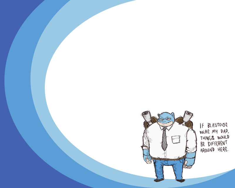 Blastoise dad concept