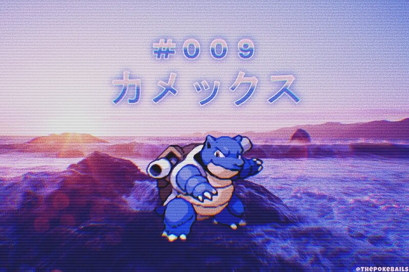 Blastoise on a Rock
