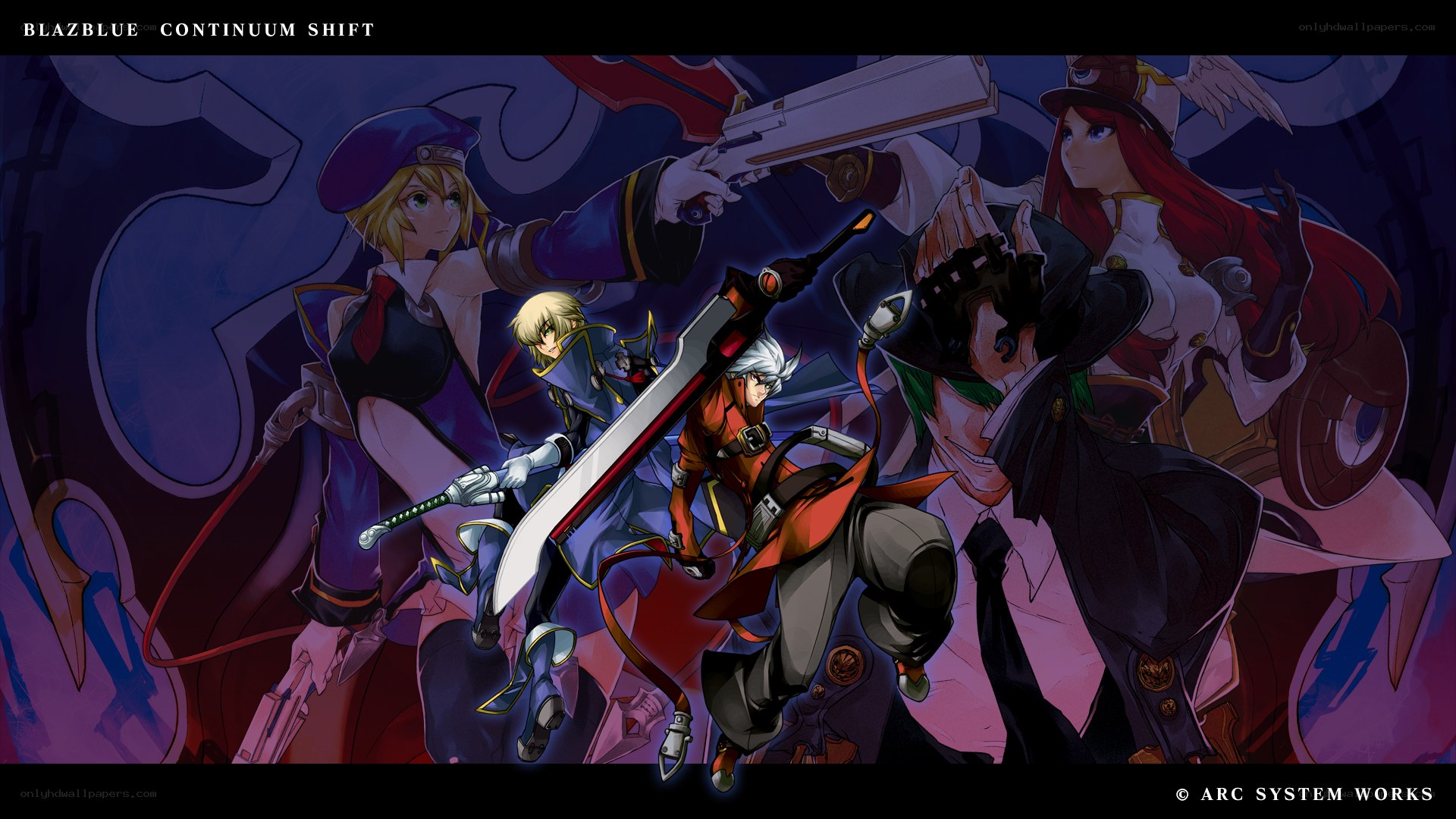 BlazBlue Continuum Shift characters