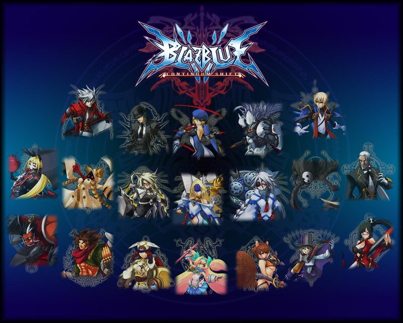BlazBlue Continuum Shift characters