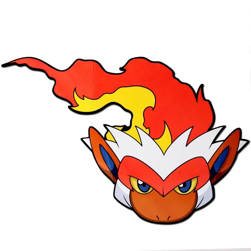 Blaziken character cutout