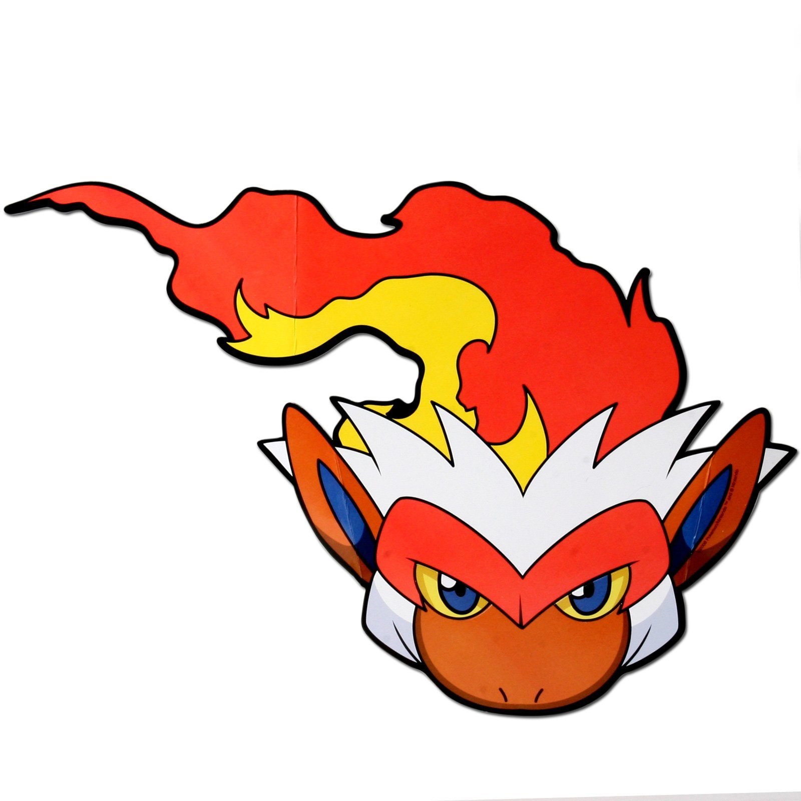 Blaziken character cutout