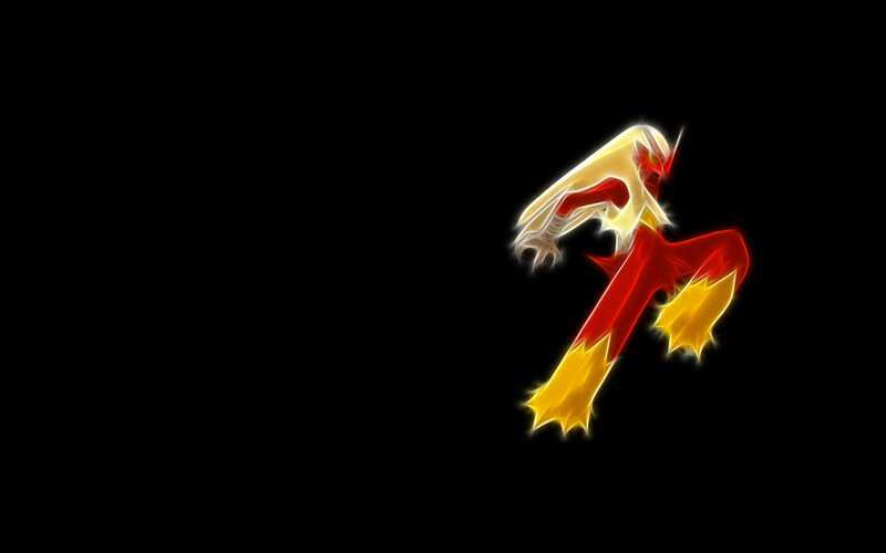 Blaziken glowing effect