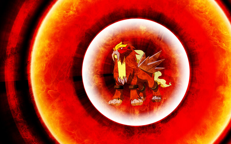 Blaziken in fiery vortex