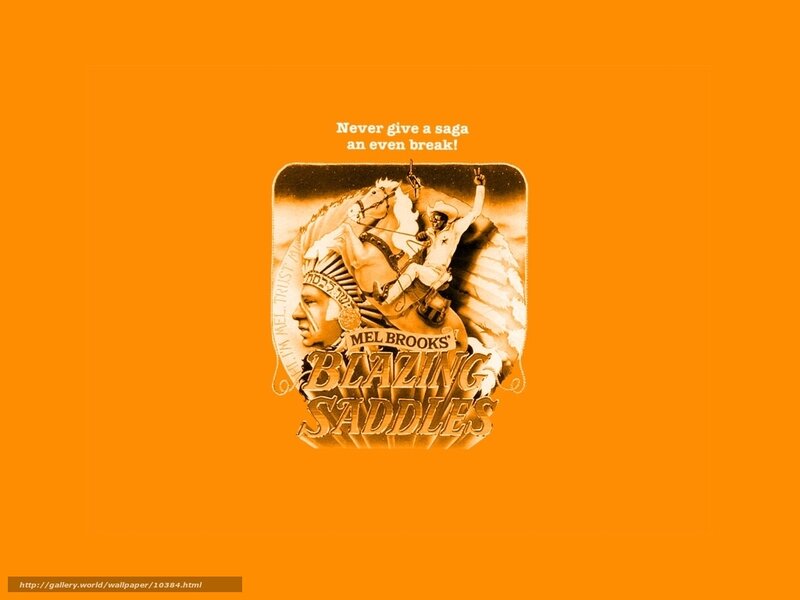 Blazing Saddles movie poster