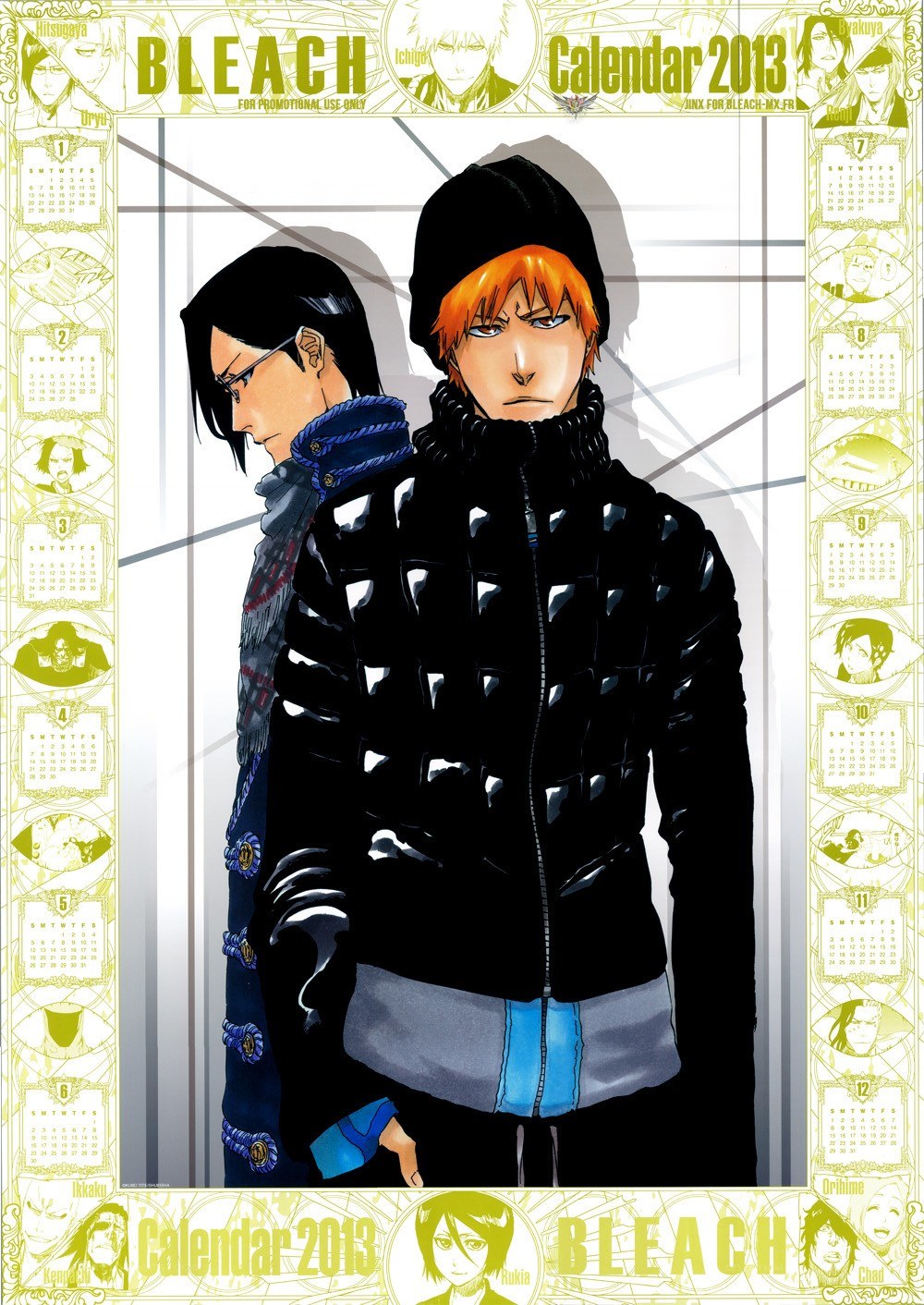 Bleach 2013 calendar art