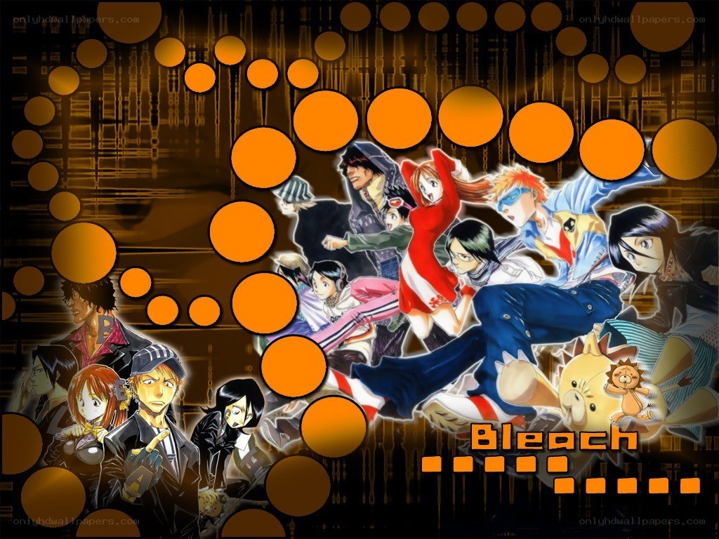 Bleach anime character collage