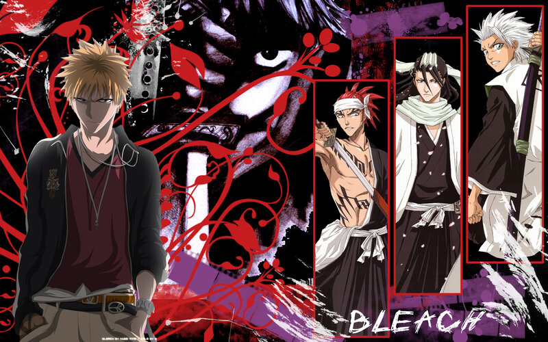 Bleach anime character collage