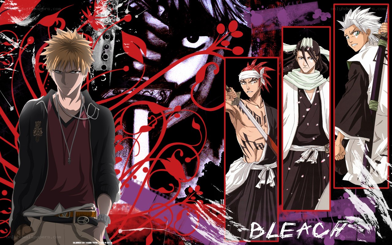 Bleach anime character collage