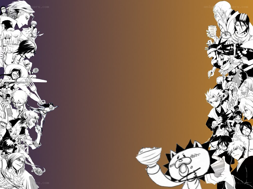 Bleach anime character collage