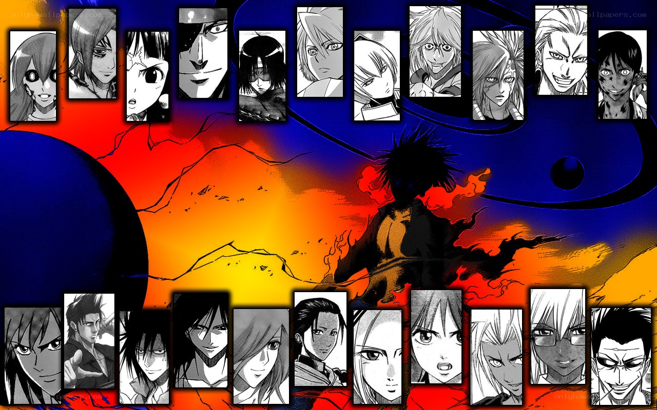 Bleach anime character collage