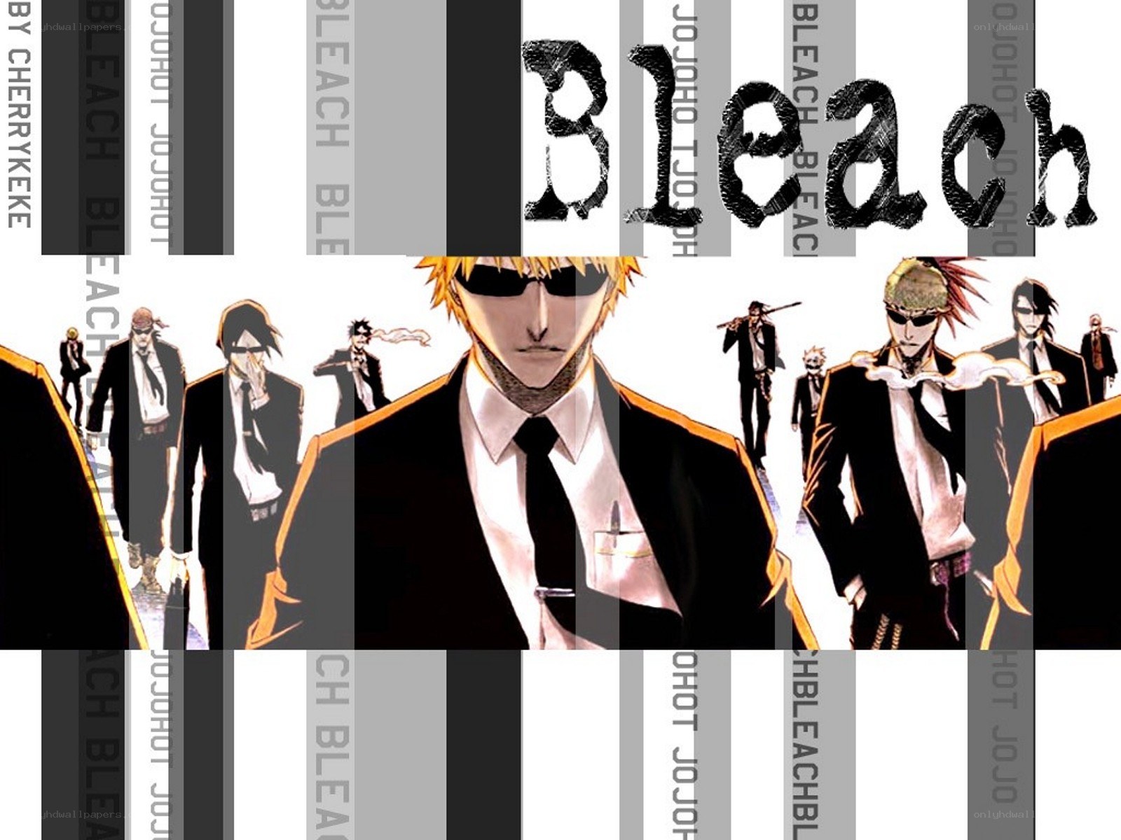 Bleach anime character collage