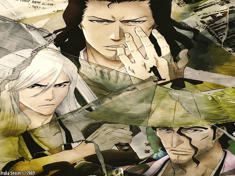 Bleach anime character collage