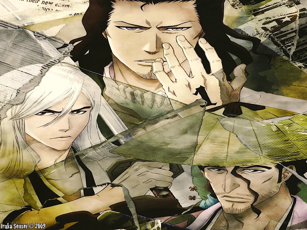 Bleach anime character collage