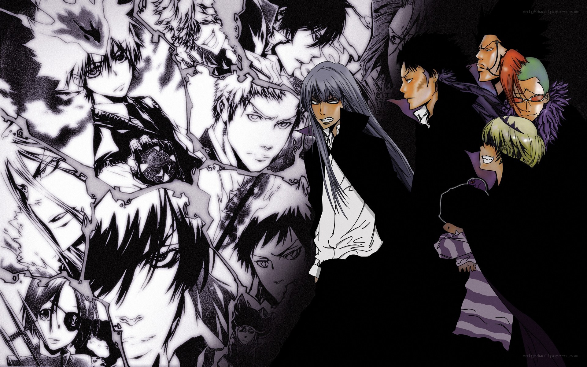 Bleach anime character collage