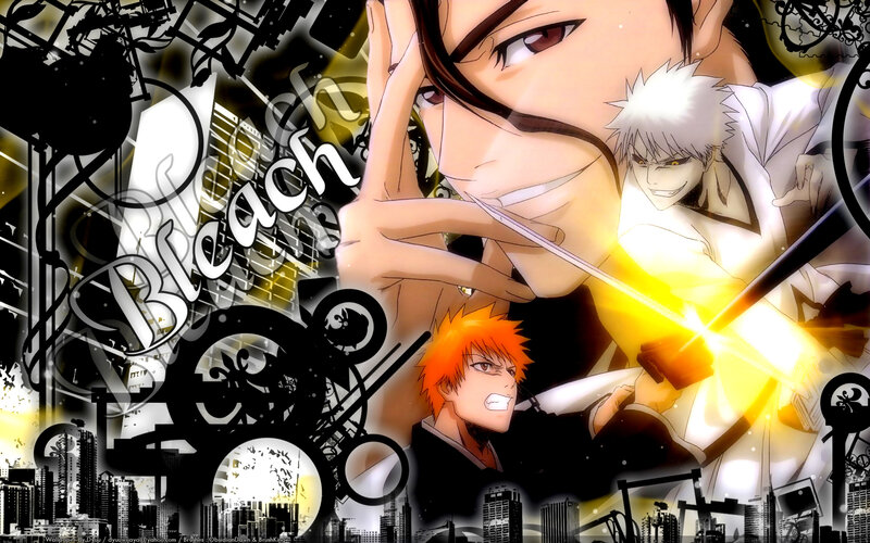 Bleach anime character collage
