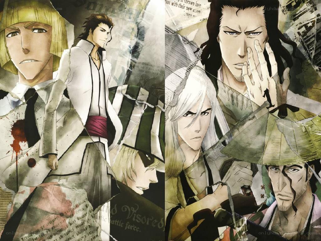 Bleach anime character collage