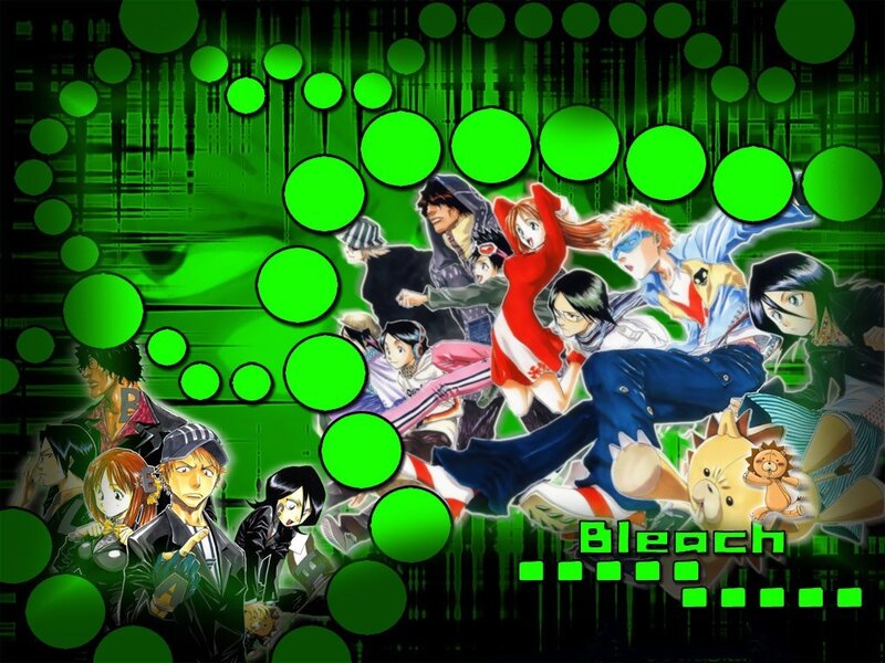 Bleach anime character collage